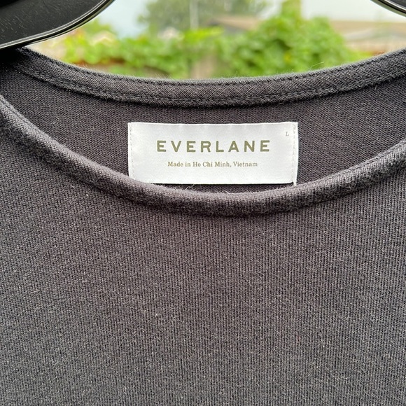 Everlane Black Long Sleeve Top - Picture 3 of 11